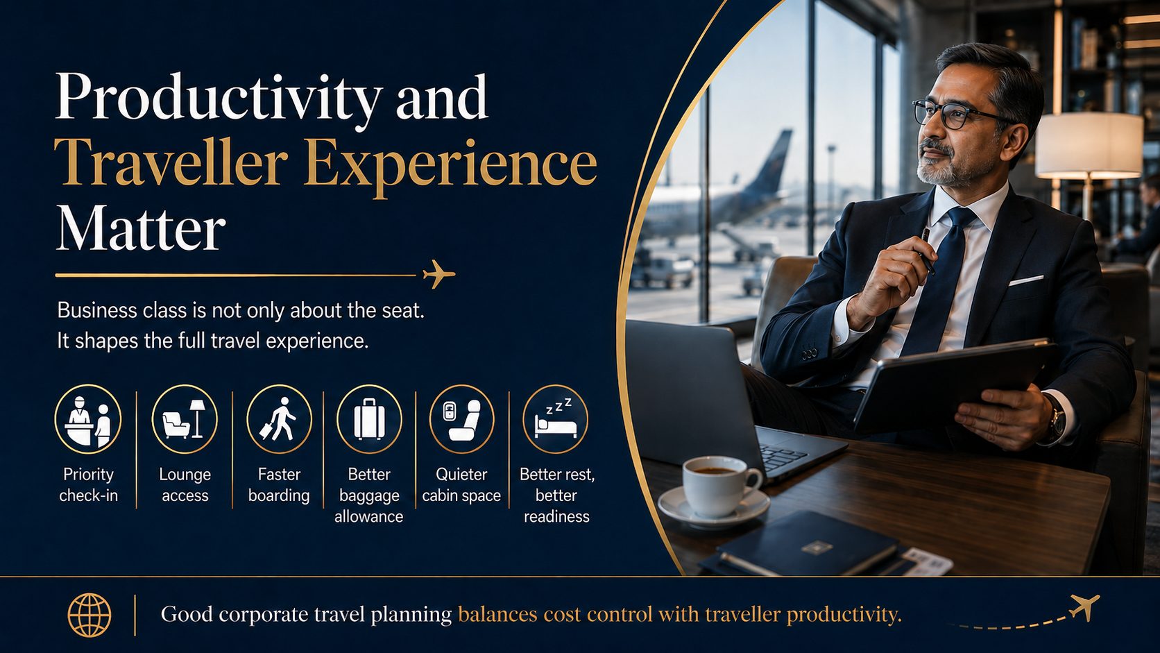 Productivity and Traveller Experience Matter