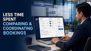 Less Time Spent Comparing and Coordinating Bookings